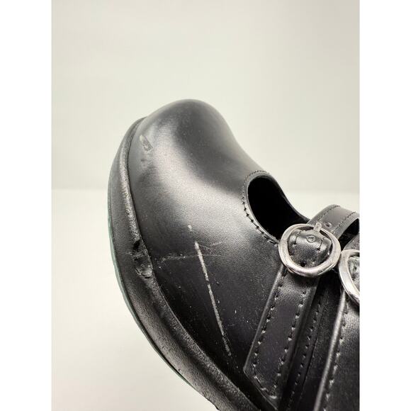 Sanita Clogs Danish Design Black Nursing Liquicell Slip Ons Size EU 37 US 7 - Picture 5 of 8